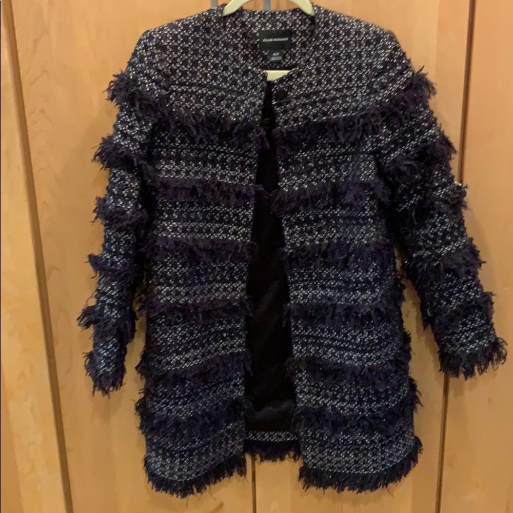 24HRSALE-Club Monaco Tweed ‘Chanel Style’ Overcoat